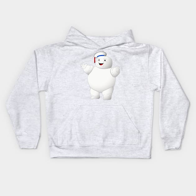 Ghostbusters Mini-Puft Kids Hoodie by deancoledesign